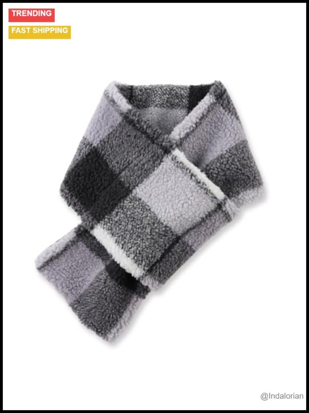 Fleece Winter Scarf Neck Warmer Classic Cold Weather Wrap
